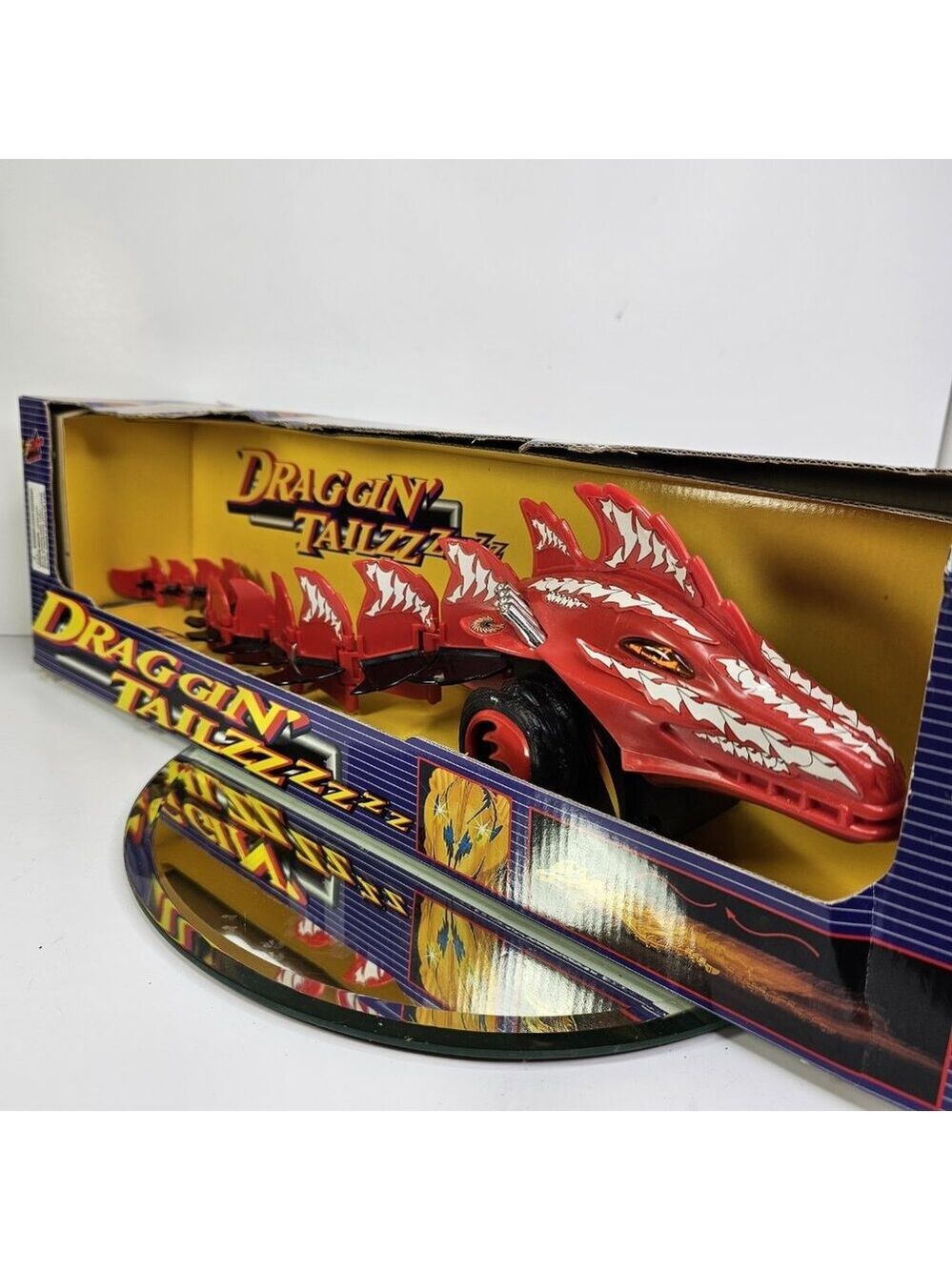 1997 Draggin' Tailzzzzzz Toy In Original Box Zaptoys Rare